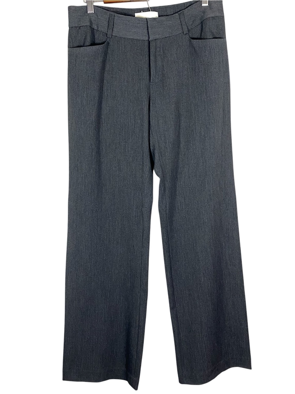 Michael Kors Womens Dress Pants Size 8 Gray Business Flat Front Straight Leg
